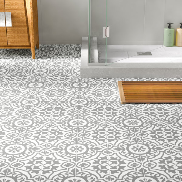 Bedrosians Remy 8" x 8" Cement Spanish Wall & Floor Tile Wayfair